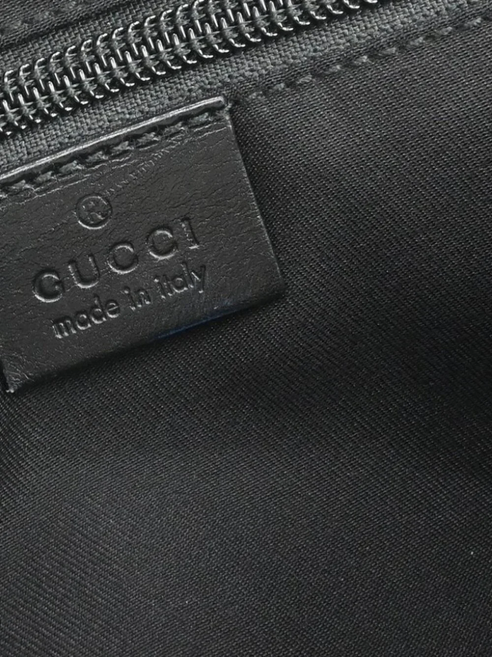 Gucci Black GG Canvas Body Bag Waist
